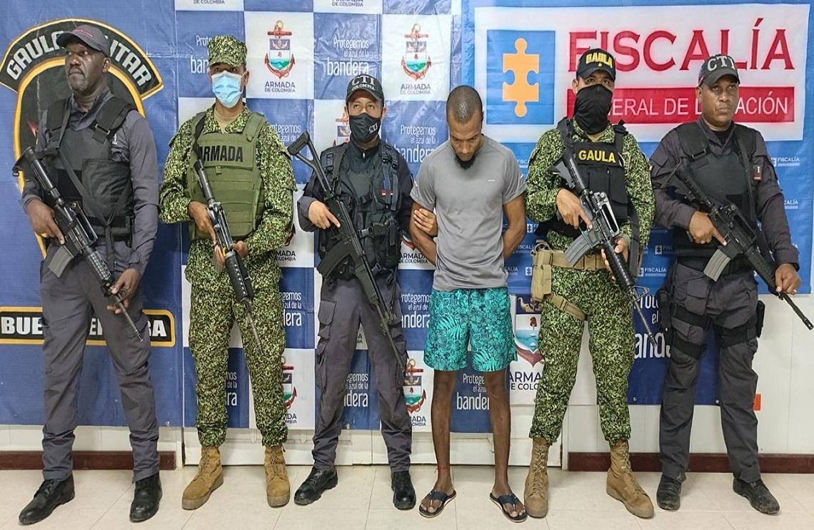 Armada de Colombia captura a alias ‘Margarito’, cabecilla del grupo delincuencial organizado ‘Los Chacales’