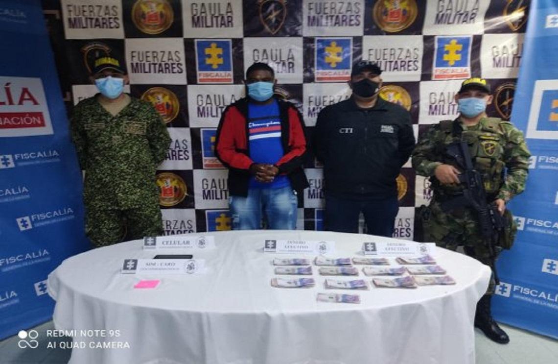 Gaula Militar Antioquia y Fiscalía capturan a alias El político, presunto cabecilla del GAO Clan del Golfo