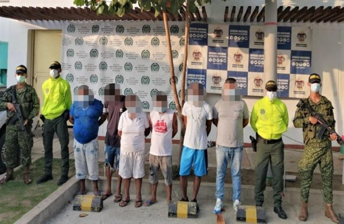 Capturados seis integrantes del grupo de delincuencia común organizada San Pantaleón