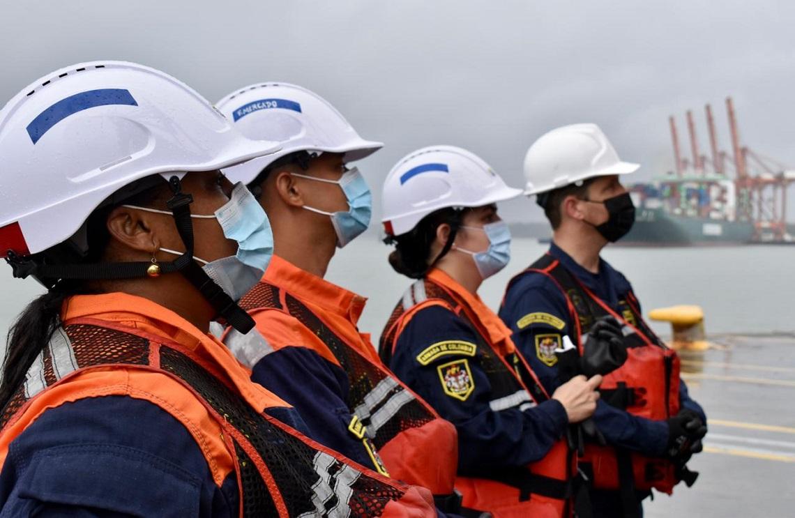 Dimar le apunta al cuidado y protección del medio marino con capacitaciones y entrenamiento