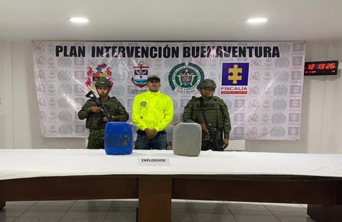 Armada de Colombia incauta explosivos del GAO ‘Clan del Golfo’, en Buenaventura