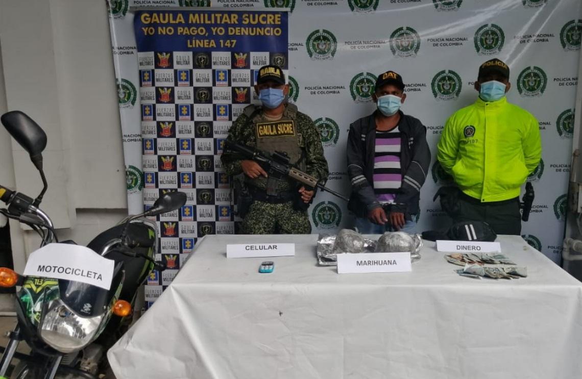 Fuerza Pública mantiene ofensiva contra el tráfico de estupefacientes en el departamento de Sucre