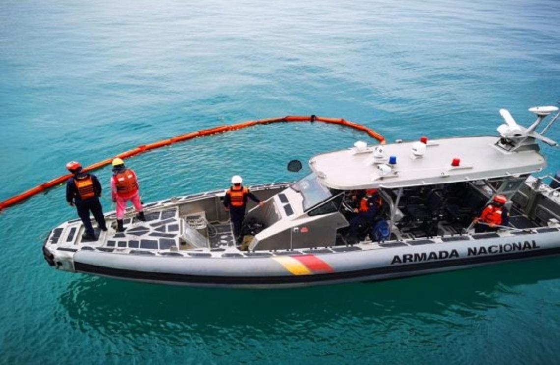  Armada de Colombia participó en simulacro de protección de buques e instalaciones portuarias en Puerto Brisa