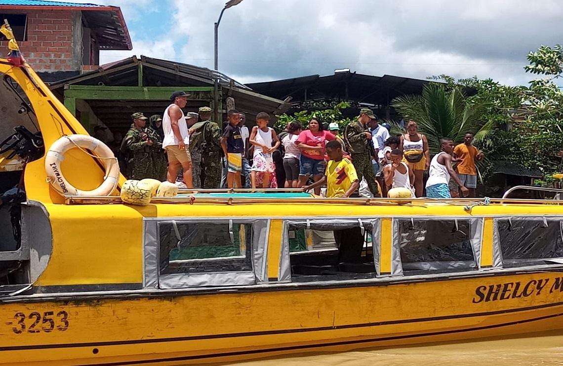 Armada de Colombia rescata nueve ciudadanos secuestrados en el litoral San Juan