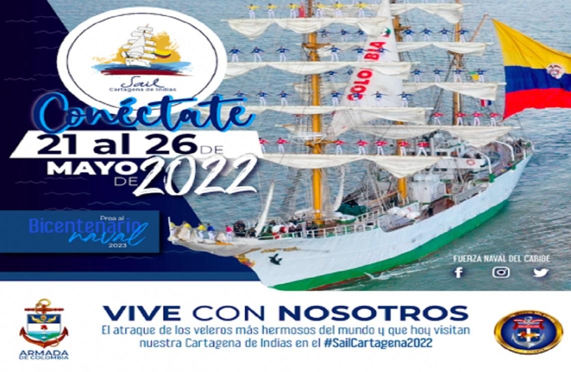 Cartagena lista para recibir el encuentro de veleros más grande del año 2022