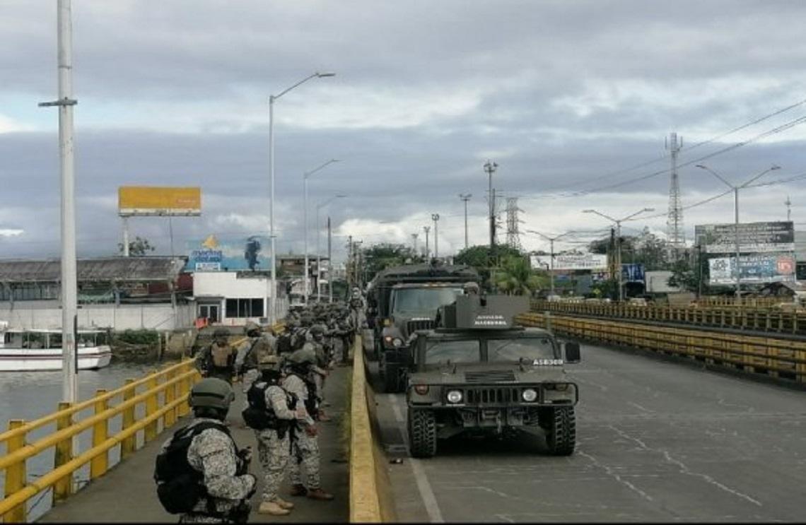 Seguridad de las Fuerzas Militares durante fiestas patrias en el Distrito de Buenaventura