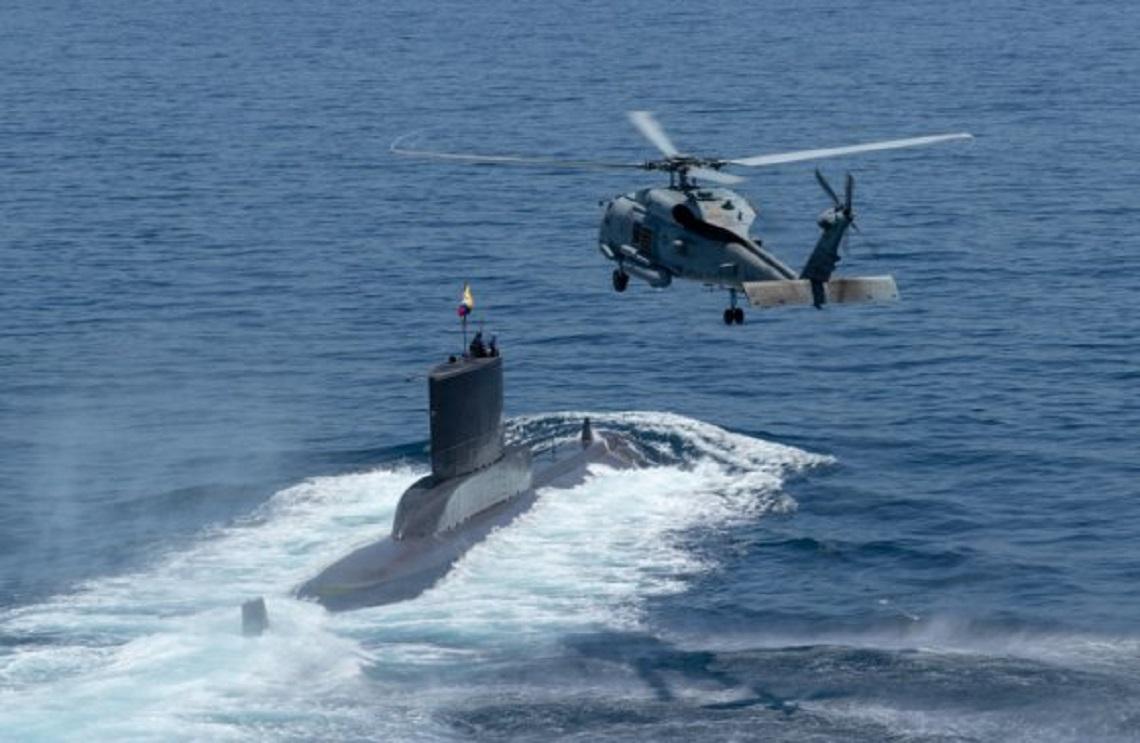 Submarino de la Armada De Colombia participó en operación internacional DESI 2022