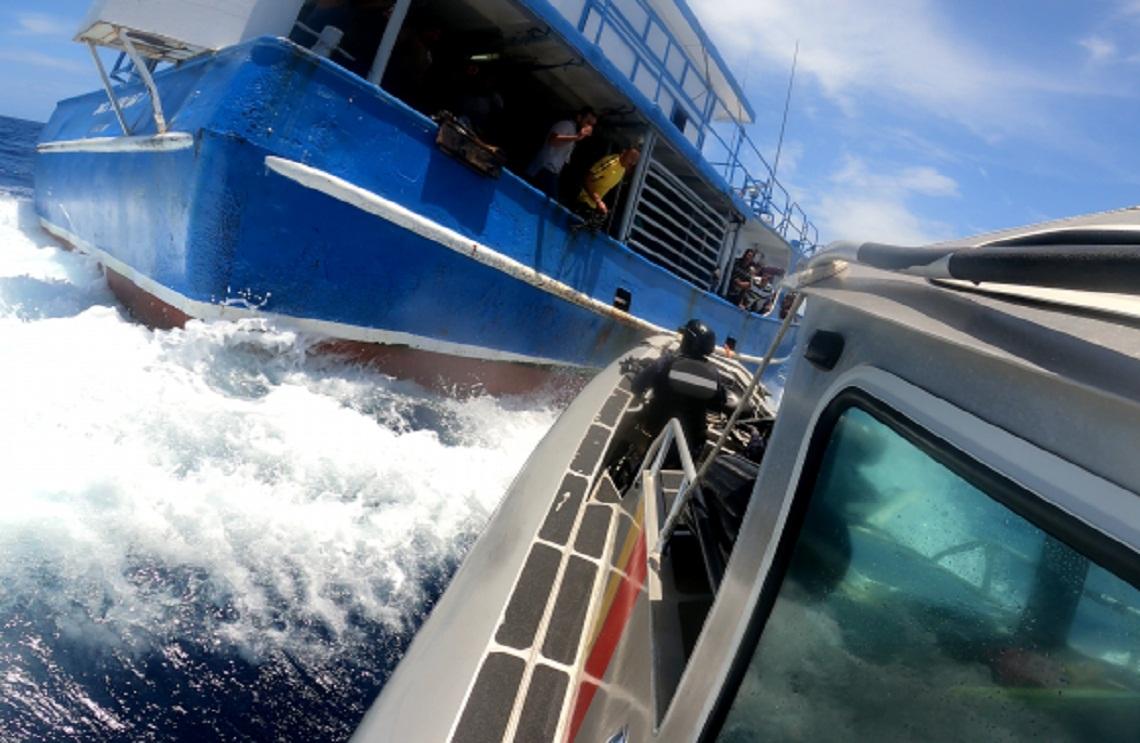Armada de Colombia y autoridades hondureñas logran la incautación de 5,9 toneladas de pesca ilegal