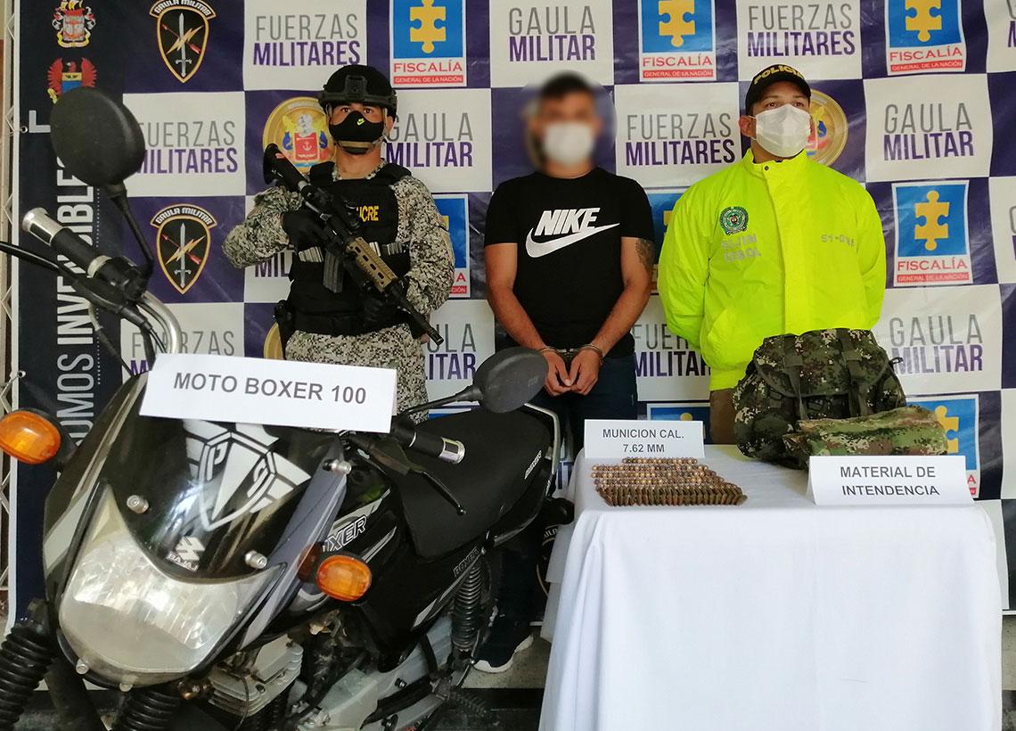 Armada y Policía capturan a cabecilla del GAO Clan del Golfo que delinquía en los Montes de María