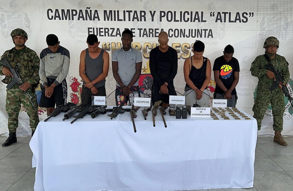 Capturados 8 sujetos pertenecientes al GAO-r Estructura Bloque Occidental Alfonso Cano