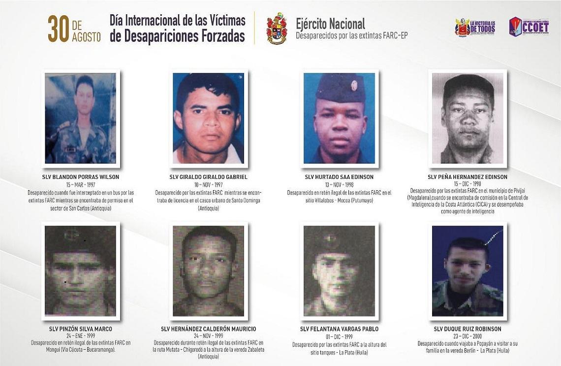 CCOET conmemora el Día Internacional de las Víctimas de Desapariciones Forzadas