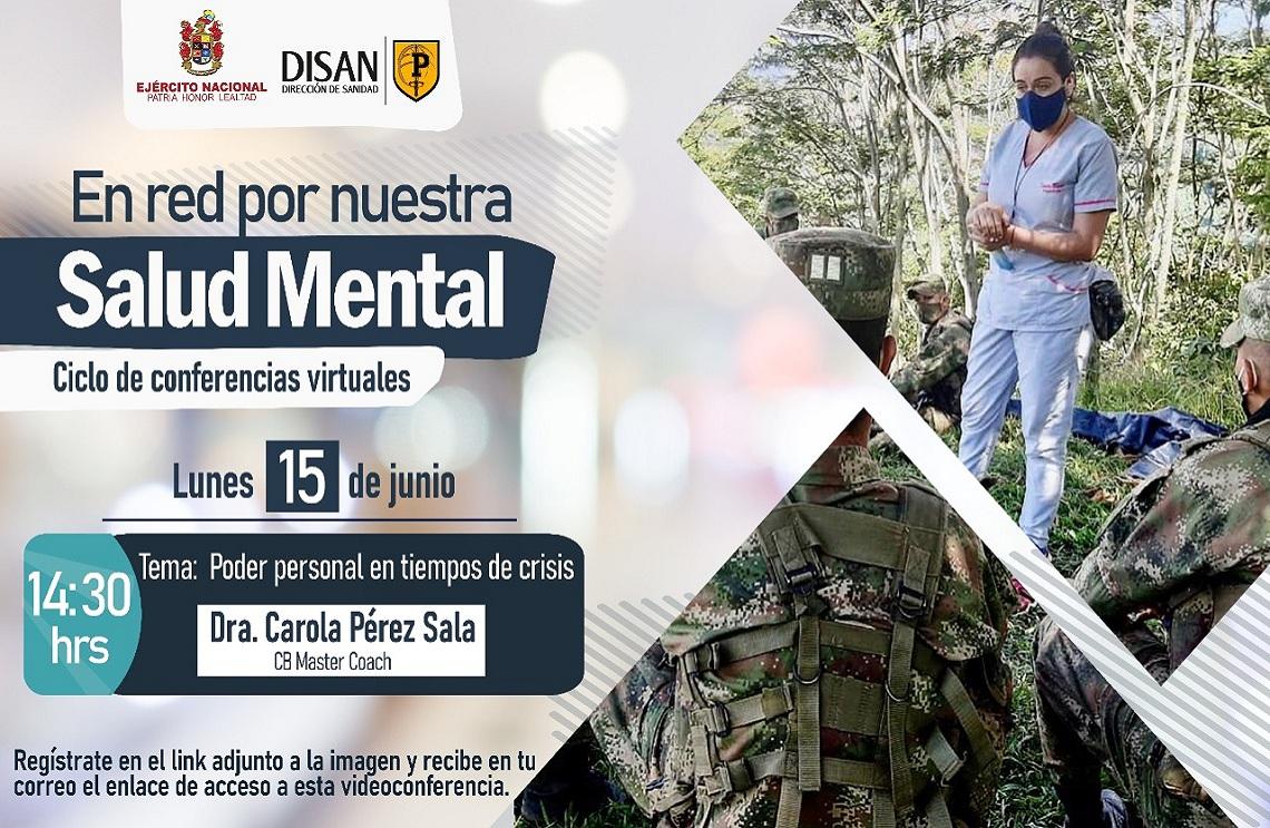 Psicología militar se fortalece con ciclo de conferencias virtuales ‘En Red por Nuestra Salud Mental’
