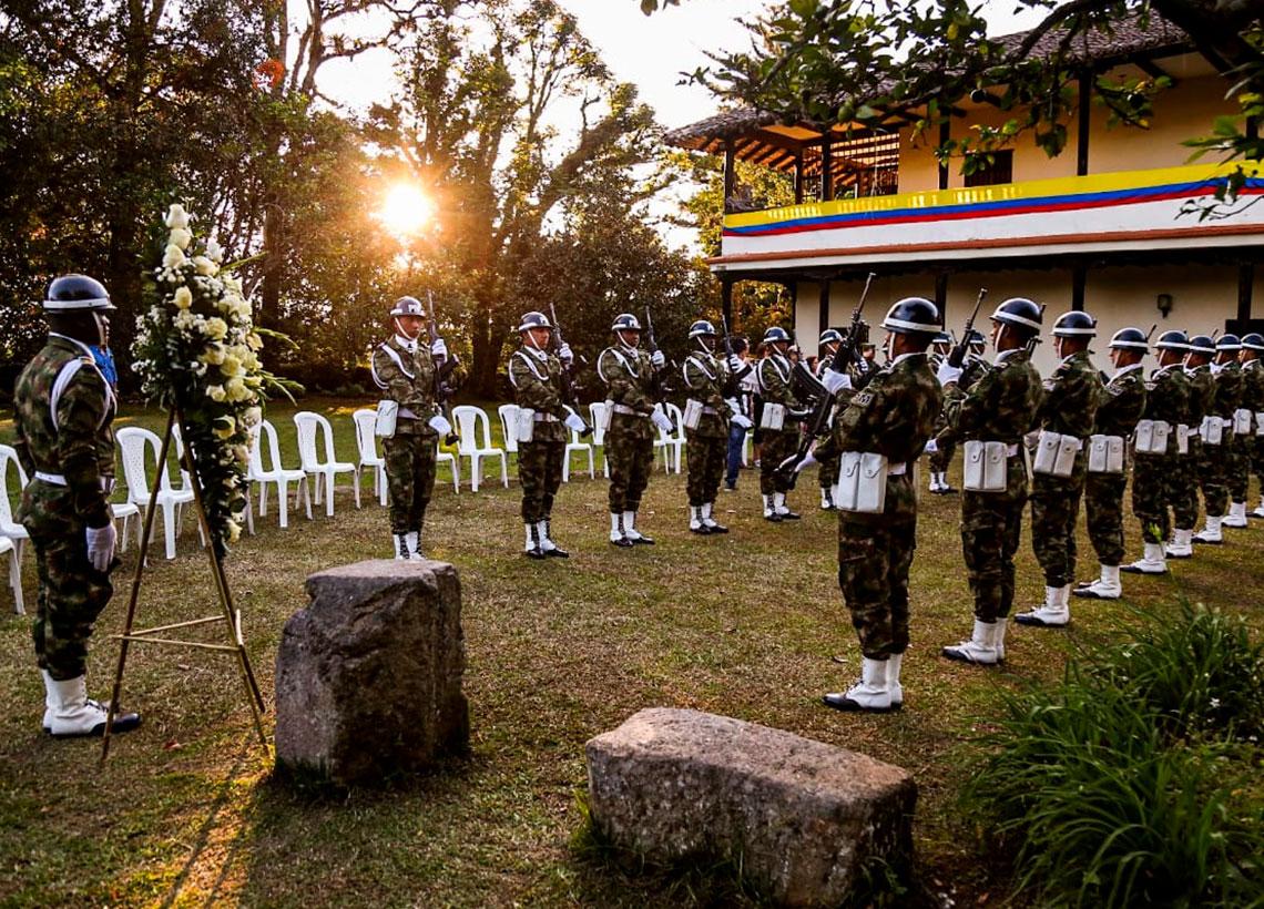 El Ejército Nacional conmemoró los 206 años de la Batalla de Calibío