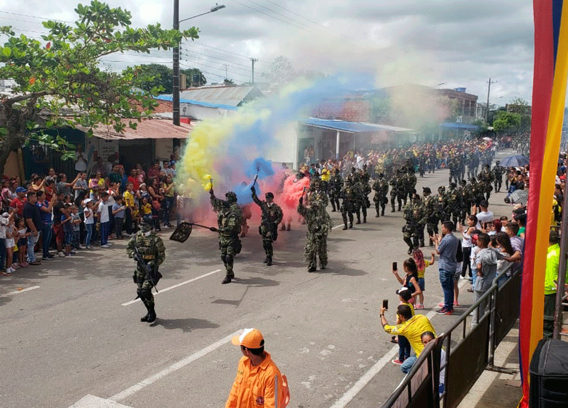 Arauca conmemoró los 209 años independencia con desfile Cívico Militar