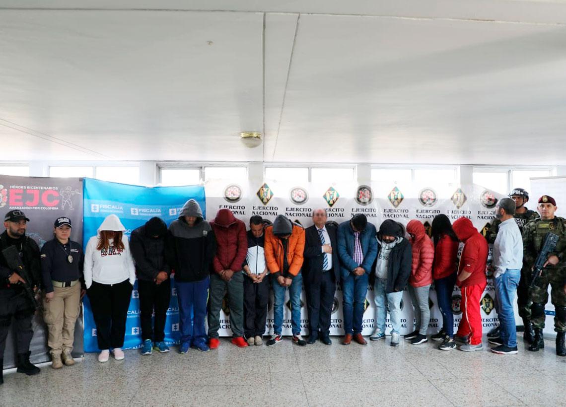 Brigada 13 desarticula red de tráfico de migrates en Bogotá
