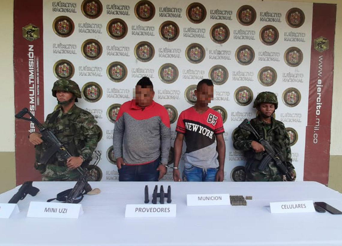 Ejército Nacional captura a alias El More y a alias Porras, del Clan del Golfo