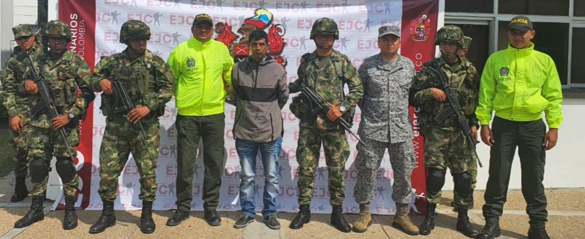 Alias Guadalupe, máximo cabecilla del ELN, capturado en el centro del país