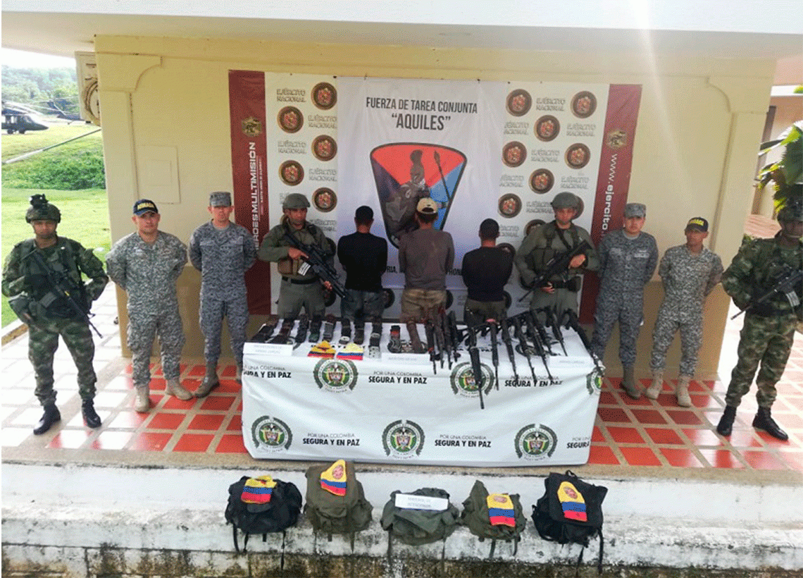 Capturados tres criminales del GAO 'Los Caparros' señalados de asesinar líderes sociales