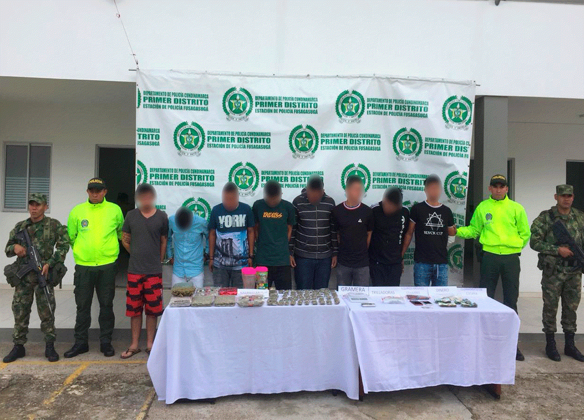 Ejército propina duro golpe a banda de microtráfico en Fusagasugá, Cundinamarca