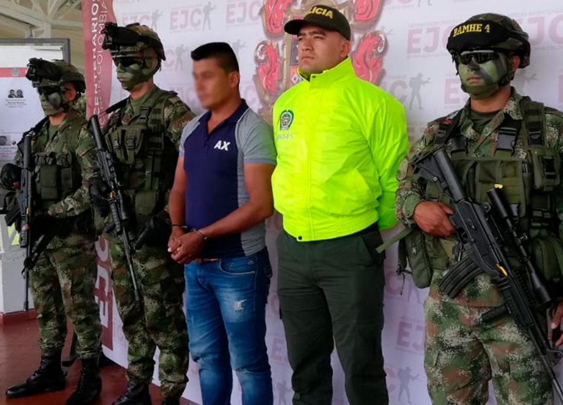 En Mercaderes, Cauca, capturan a alias ‘Granada’ o ‘Chimboro’, cabecilla de finanzas del Eln