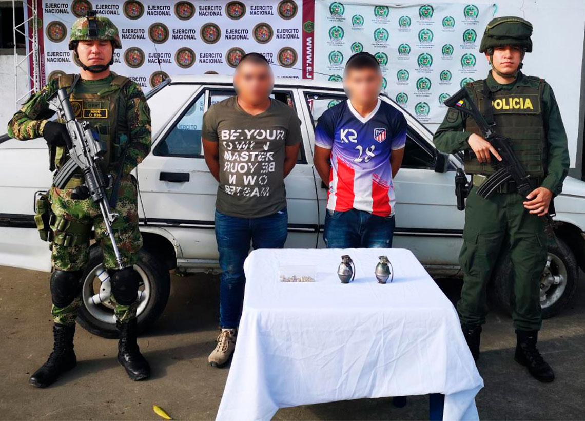 Ejército y Policía capturan presuntos responsables de atentado que dejó 10 heridos en Arauca