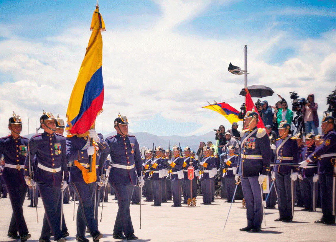 Ejército Nacional rinde homenaje a la Batalla del Pantano de Vargas, en Paipa, Boyacá