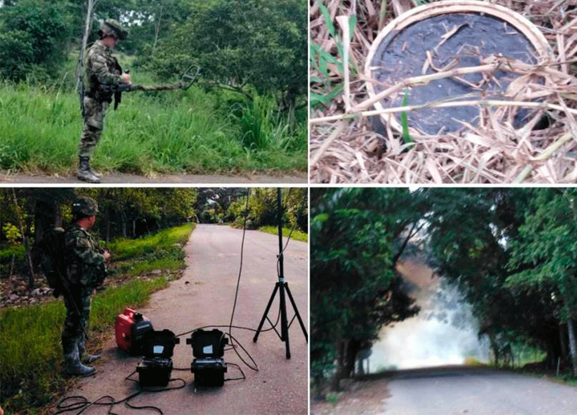 Ejército Nacional ubica explosivos en zona urbana de Arauquita
