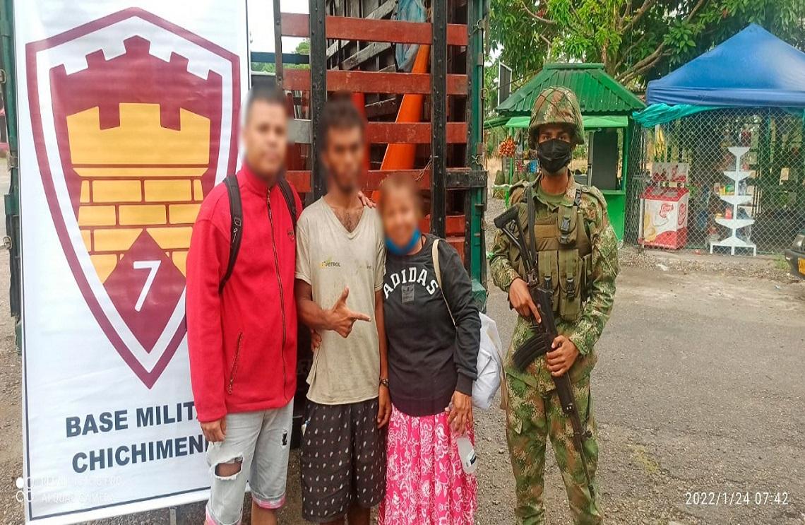 Familia de joven extraviado en el Meta, agradeció al Ejército por su ubicación