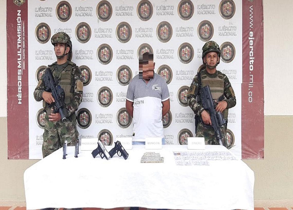 Capturado alias Contra, cabecilla urbano de los Caparros, con 11 años de trayectoria delictiva