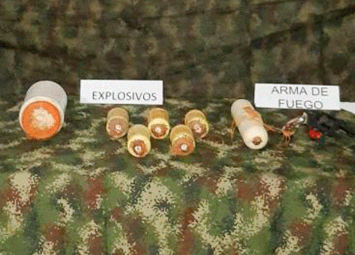 Tropas del Ejército Nacional ubicaron un vehículo de servicio público en el cual, tres sujetos intentaban movilizar explosivos pertenecientes al Eln