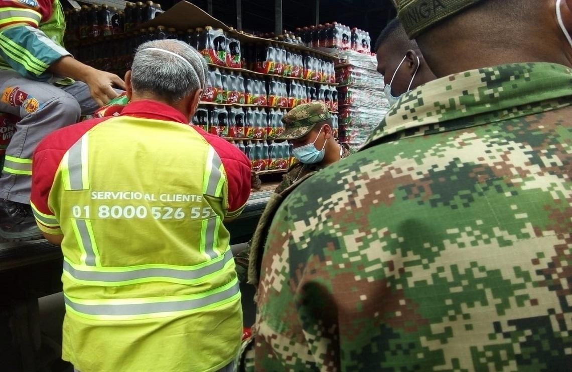 Ejército inicia labores de recolección de alimentos para mitigar crisis por Coronavirus en Popayán