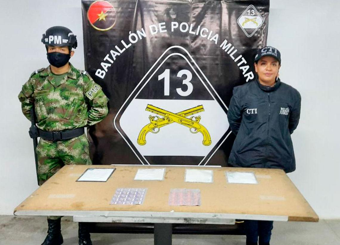 Incautada cocaína en una nueva modalidad de camuflaje en Bogotá 