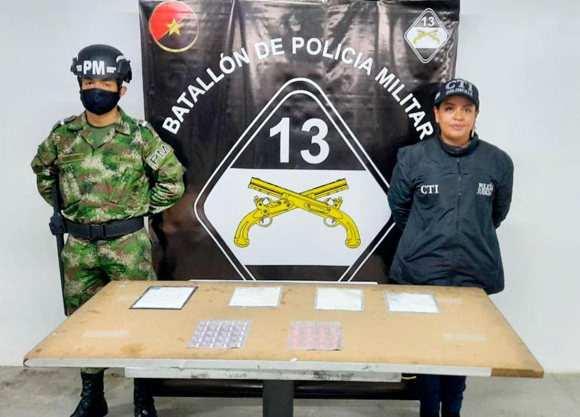 Incautada cocaína en una nueva modalidad de camuflaje en Bogotá