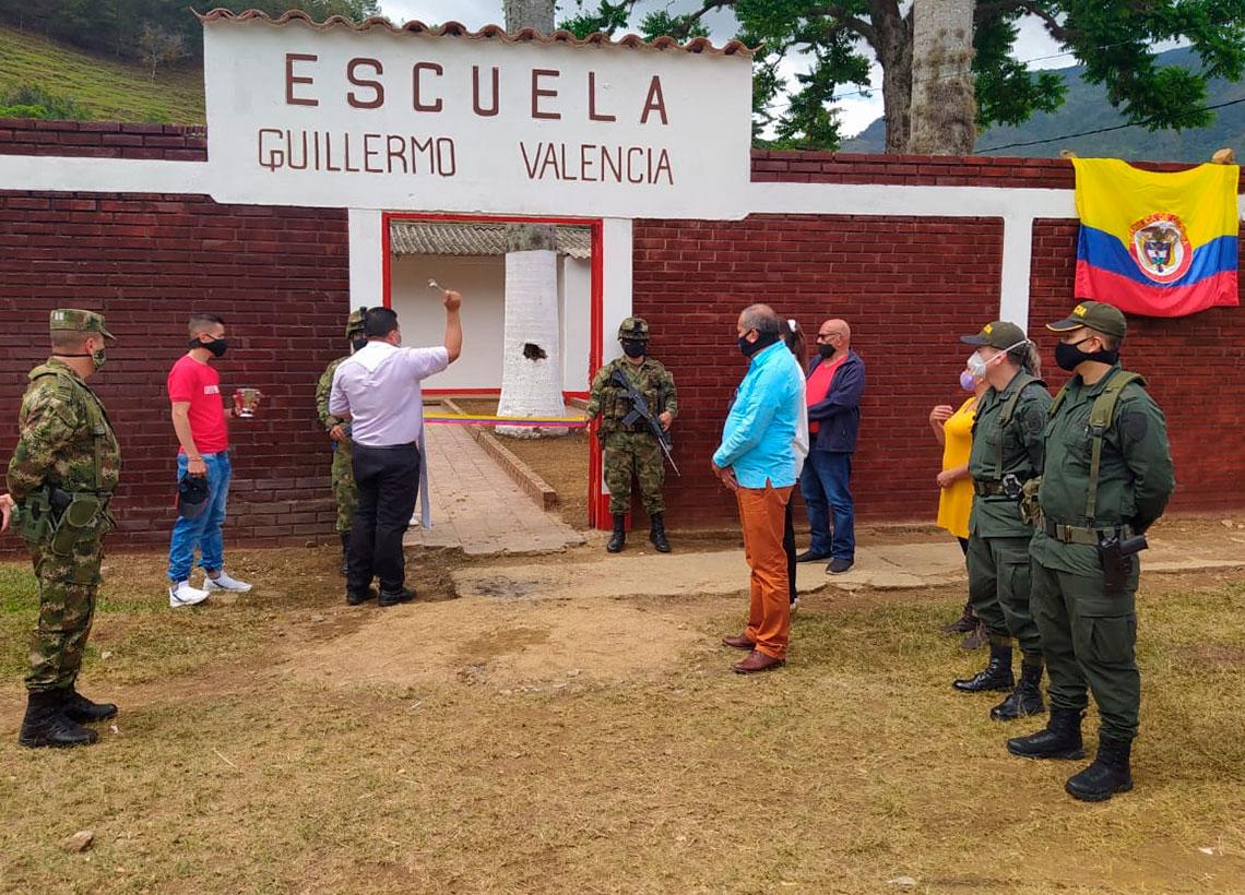 Ejército Nacional apoyó en la recuperación de escuela en Villa Caro, Norte de Santander