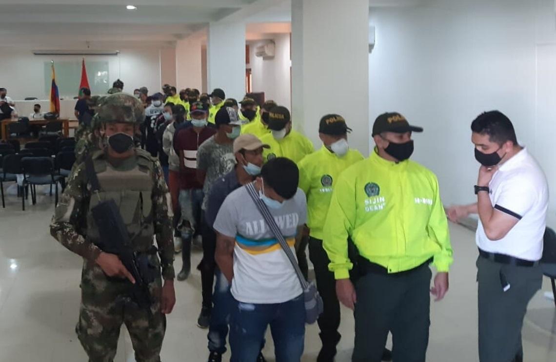 Certero golpe a la subestructura Jorge Iván Arboleda del Clan del Golfo, capturados 19 de sus integrantes