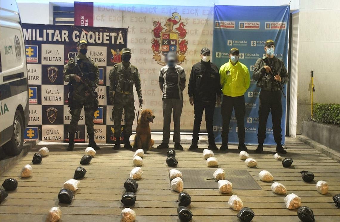 En Caquetá, Ejército Nacional incautó cerca de 205 millones de pesos en pasta base de coca