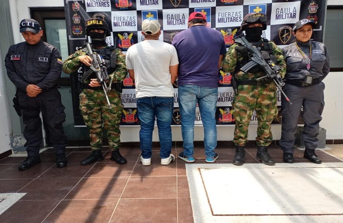 Capturados dos presuntos integrantes del GAO residual que traficaban estupefacientes en Casanare y Vichada
