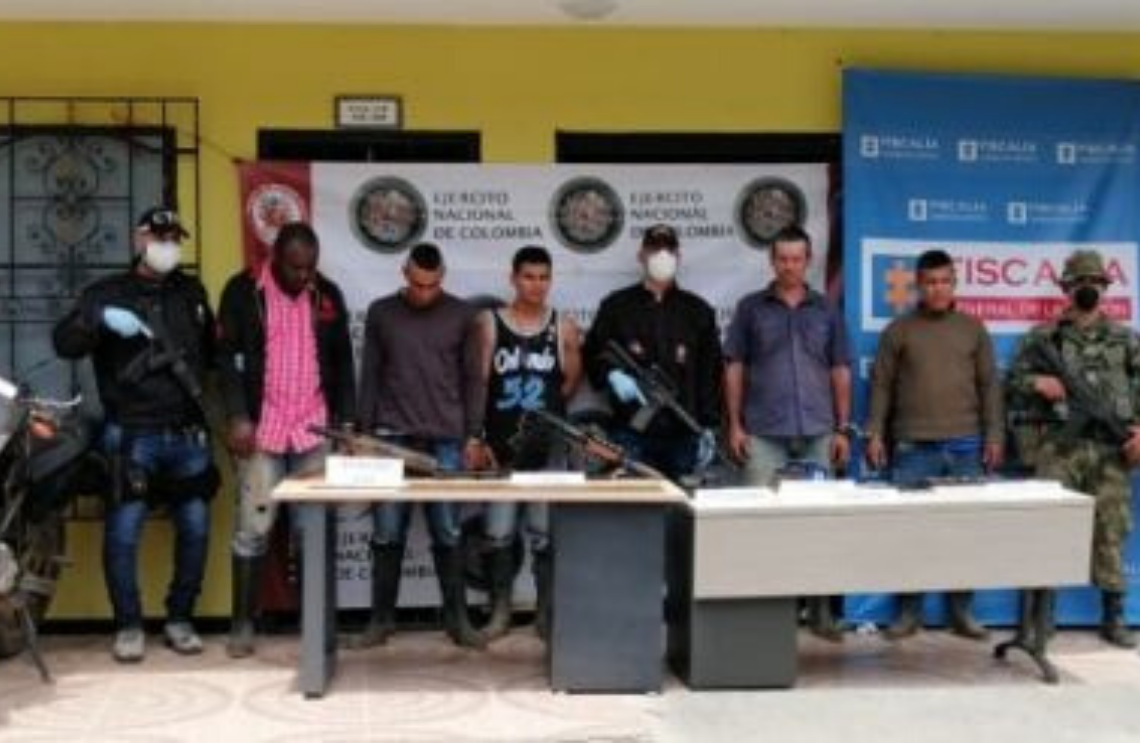 Ejército captura a 5 integrantes del GAO Clan del Golfo en Anzá, Antioquia