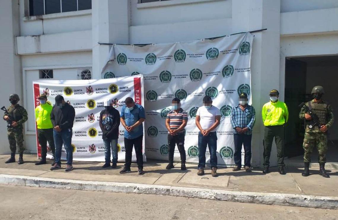 Golpe al GAO Clan del Golfo: seis capturados entre ellos un cabecilla y el segundo al mando, en Santander