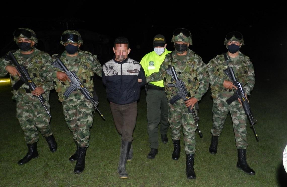 Capturado máximo cabecilla del GAO residual frente Ismael Ruiz, en el sur del Tolima 