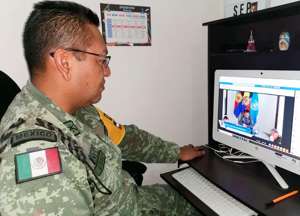 Ejército Nacional lidera capacitación a militares de Argentina, Ecuador y México en maniobra de armas combinadas