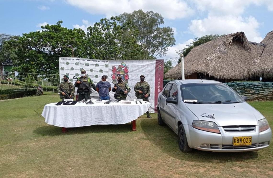 Ejército Nacional capturó integrante del GAO Clan del Golfo, en Tarazá, Antioquia