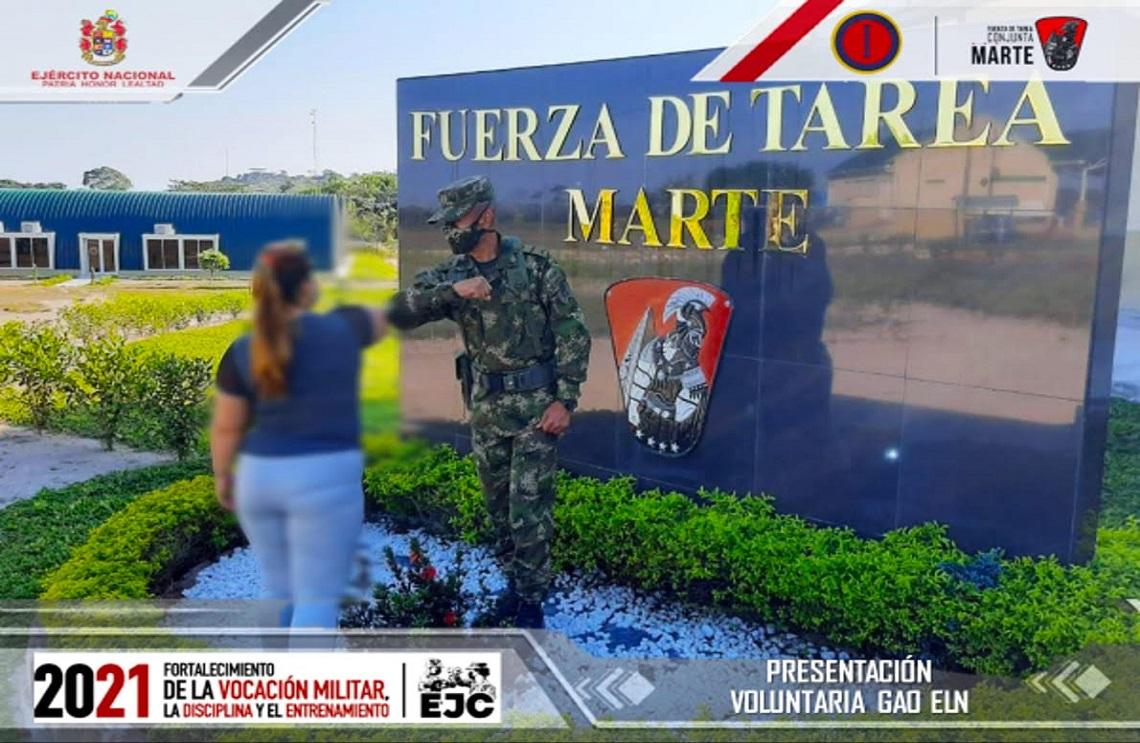 Continúan las presentaciones voluntarias ante las tropas del Ejército Nacional en el sur de Bolívar