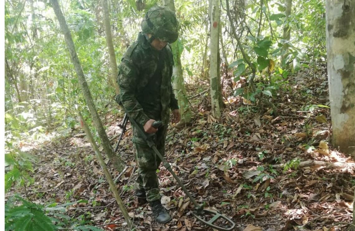 Ejército Nacional ubica artefacto explosivo improvisado en El Catatumbo