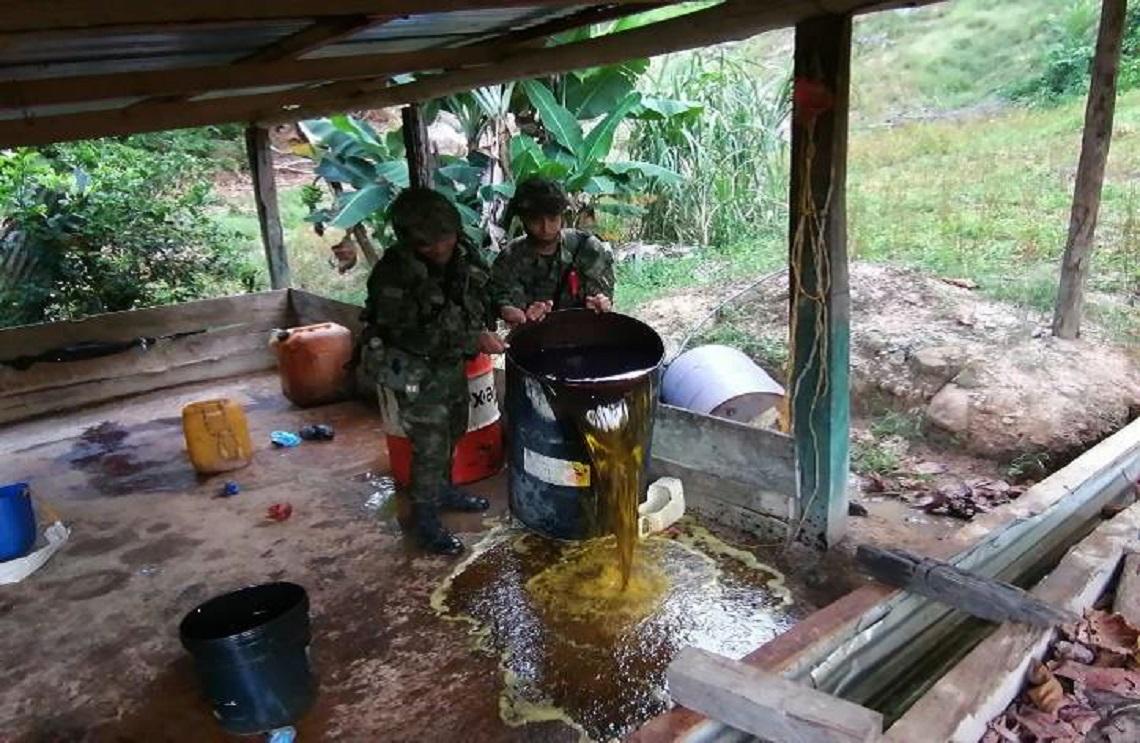 Fuerza de Tarea Vulcano continúa su ofensiva contra el narcotráfico en El Catatumbo
