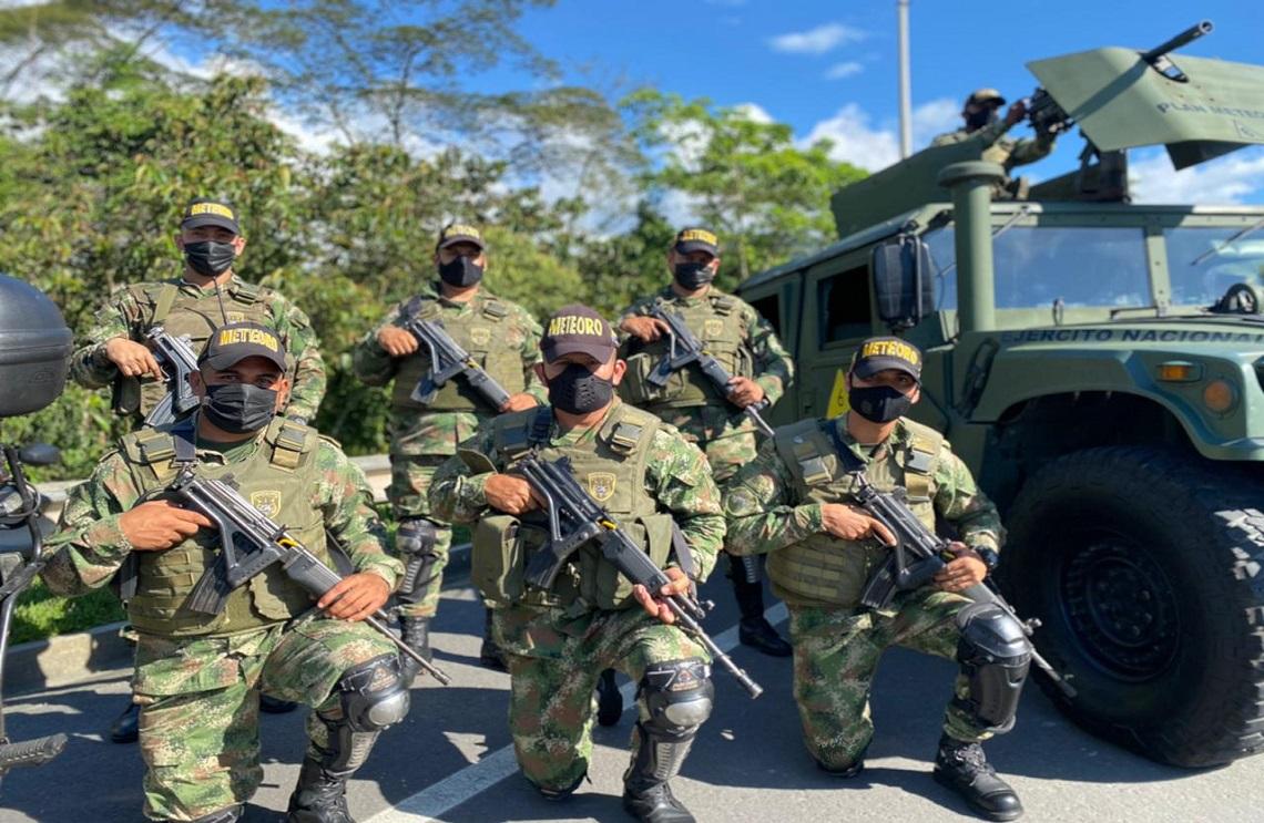 Ejército Nacional y Fuerza Aérea activan dispositivos de seguridad por fin de año en el suroriente del país