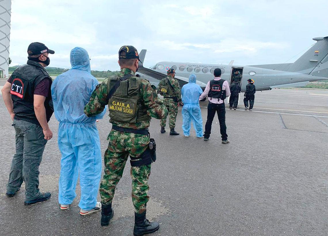 Gaula Militar Santander captura dos sujetos solicitados en extradición por los Estados Unidos