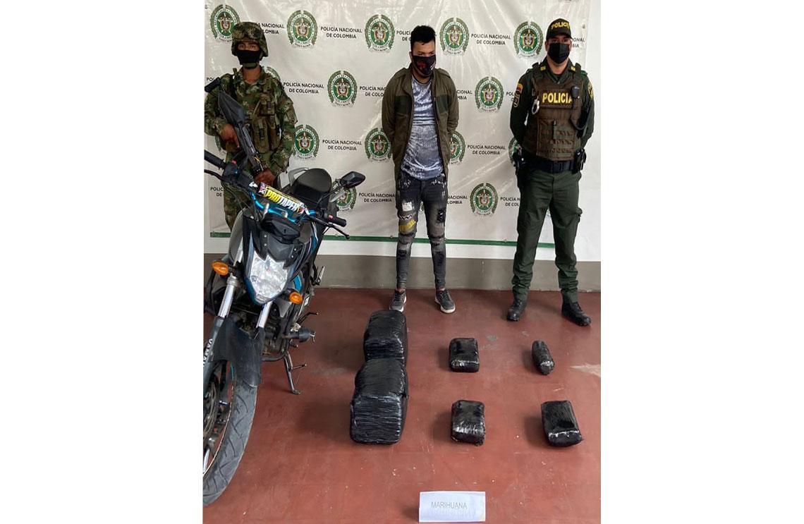 Cerco al narcotráfico en carreteras del Huila, 111 kilos de estupefacientes incautados