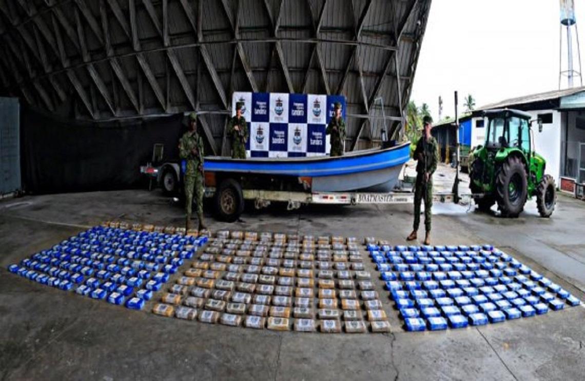Más de 2.5 toneladas de narcóticos incautados en el litoral Pacífico Colombiano