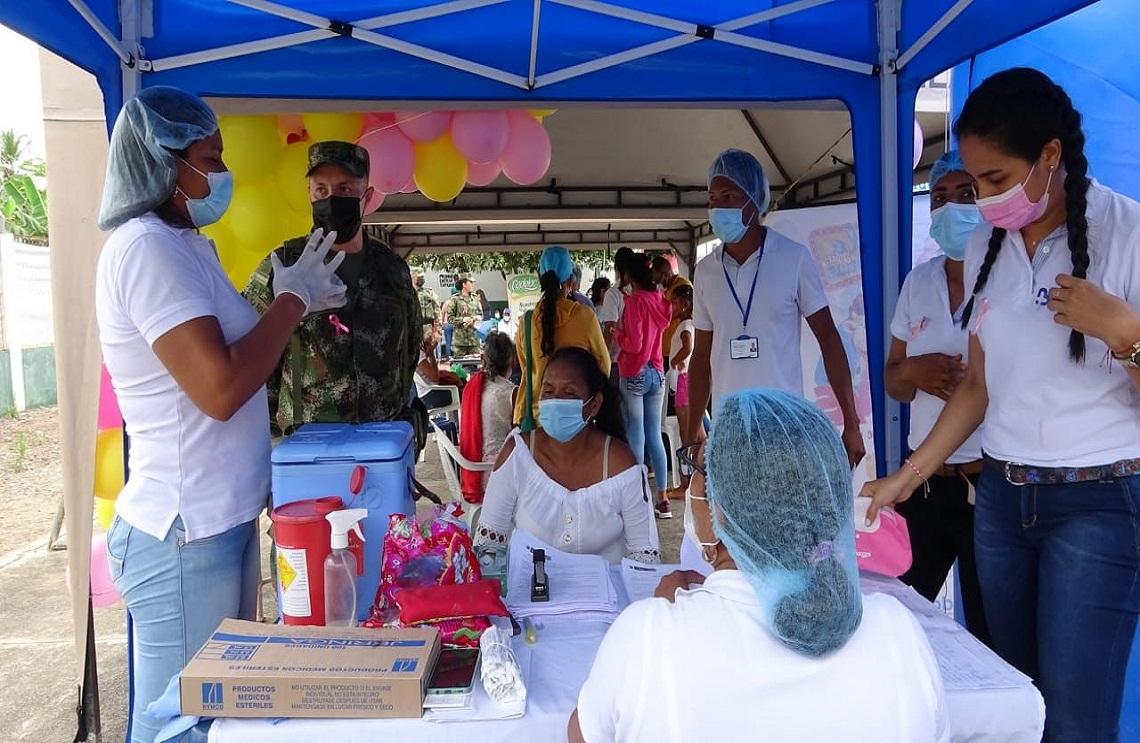 Ejército Nacional benefició a más de 600 personas con jornada de apoyo al desarrollo en Córdoba